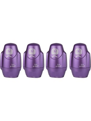 Sılgılı Kalemtıras Metalık Mor 4lu Set