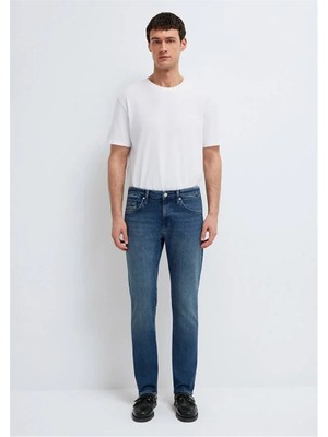 Mavi Marcus Premium Blue Vintage Koyu Mavi Denim Erkek Kot Pantolon M00351A1727