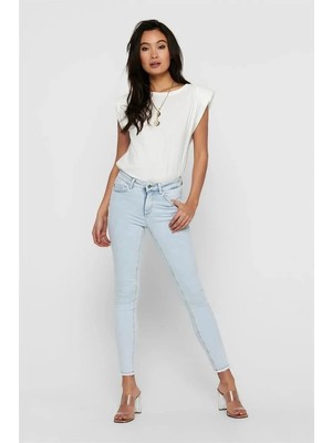 Only Onlblush Mıd Sk Rw Ak Dnm REA298 Noos Denim Kadın Kot Pantolon 15223448