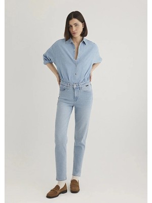 Mavi Cındy Lt Blue Gold Shape Denim Kadın Kot Pantolon M100277-84410