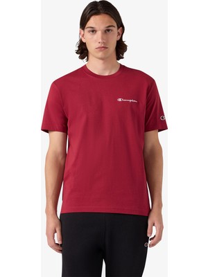 Champion Short Sleeve  Erkek Kahverengi T-SHIRT.RS508