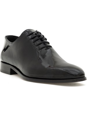 Cacharel Black Patent Leather Tuxedo Shoes