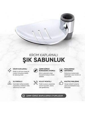 Idimax Robot Duş Seti Standart Sabunluk Haznesi (Yedek Parça)