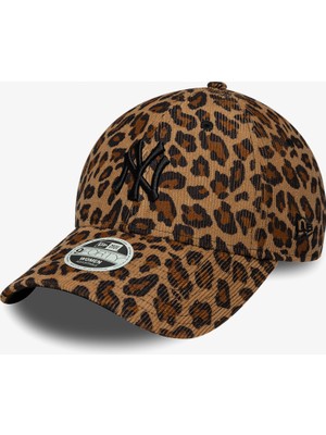 New Era Leopard Cord 9forty Neyyan  Stnblk Kadın Bej Şapka.-