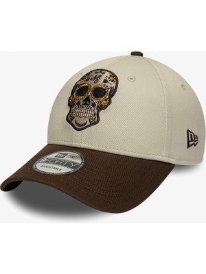 New Era Ne Skull 9forty Newera  Stnabr Unisex Bej Şapka.-