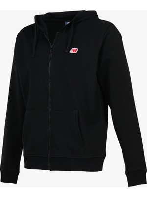 New Balance Nb Lifestyle Men Full Zip Erkek Siyah Sweatshirt.1
