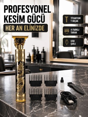 sbodurhome Şarjlı Titanyum Bıçaklı Saç Kesme Makinesi Yeni Nesil
