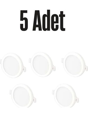 Cata CT-5646PLUS LED PANEL ayarlanabilir spot 5adet - 9 W - Günışığı