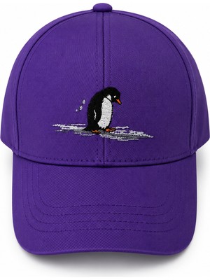 Feemels Penguen Nakışlı Unisex Şapka – Ayarlanabilir Baseball Cap