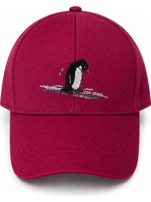 Feemels Penguen Nakışlı Unisex Şapka – Ayarlanabilir Baseball Cap