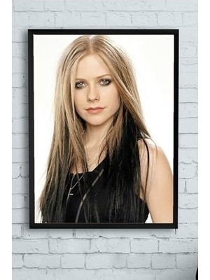 Mabelme Store Prime (PSTER9945) Avril Lavigne Çerçeveli Tablo 2 (40X50CM)