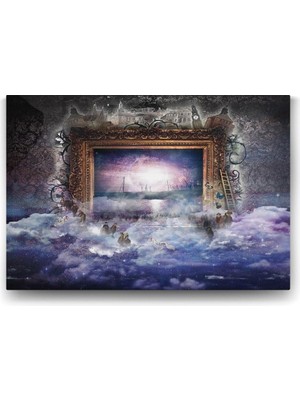 Mabelme Store Prime Sürreal Çerçeve Tablosu - 75X50CM