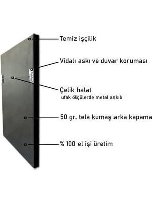 Mabelme Store Prime Tablosan Sakin Denizde Yelkenli Çerçeveli Cam Tablo 60X60 cm CA01026