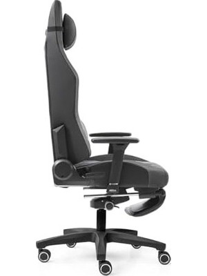 Mabelme Store Prime Fırtına Profesyonel Oyuncu Koltuğu Ayak Uzatmalı Kumaş Gri