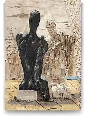 Mabelme Store Prime Giorgio De Chirico - The Mysterious Tablosu - 40X60CM