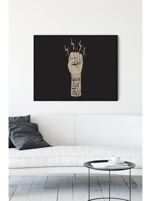 Mabelme Store Prime (PSTER12727) Got Motivasyon Çerçeveli Tablo (21X30CM)