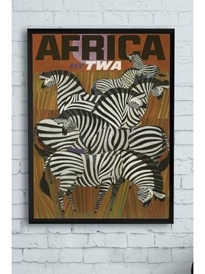 Mabelme Store Prime (PSTER9738) Afrika Çerçeveli Tablo (40X50CM)