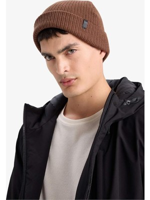 Happy Trend Basic Düz Triko Bere, Tek Ebat, R6055AZ24WN, KAHVE-BN317, Erkek