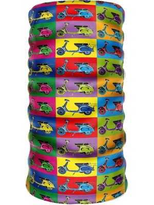 Happy Trend Taktik ® Debuff Collar Vespa Color Boyunluk Bandana