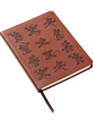 Happy Trend Çizgili Sayfalı Hardcover Günlüğü (Disney Mickey Mouse)