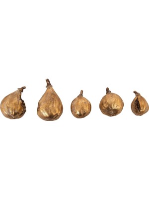Mabelme Store Prime Co-Op Altın Kaplamalı Reçine Incir (5 Parçalı Set)
