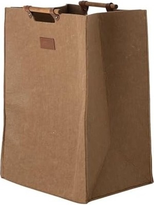 Mabelme Store Prime Dodie Keçe Çamaşır Sepeti Koyu Bej 29.5X37.5X52.5