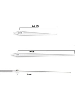Happy Trend 22 mm Sessiz Duvar Saati Mekanizması Askısız Akrep-Saniye-Yelkovan -Askısız EXIZNM626