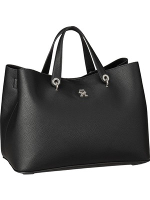 Happy Trend Hilfiger Th Emblem Satchel Çantalar Kadın