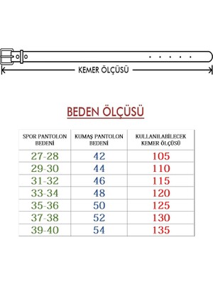Happy Trend Kemeri Otomatik Tokalı Hakiki Deri Genişlik 3.50 cm