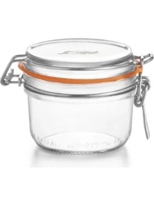Mabelme Store Prime Le Parfait Super Terrines Klipsli/contalı Cam Kavanoz 125 ml
