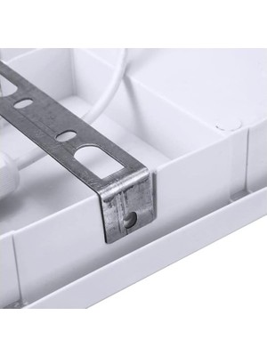 Mabelme Store Prime 15W IP65 Oval Beyaz LED Tavan ve Duvar Lambası | 6500K Beyaz Işık | Su ve Toz Geçirmez Banyo Bahçe Balkon Aydınlatma Armatürü | Yüzeye Monte, 15