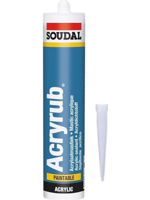 Happy Trend Acryrub Silikonize Mastik 500 gr Beyaz