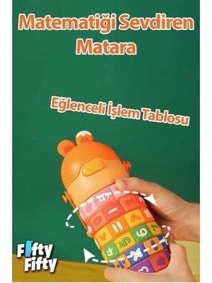 Mabelme Store Prime Pipetli Çelik Matara Mavi 430 ml