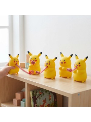 Ttt Düdüklü Pikaçu Tasarımlı Squishy - 12'li Paket - Sesli Oyuncak