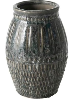 Mabelme Store Prime Pracı Seramik Vazo 15 x 22 cm