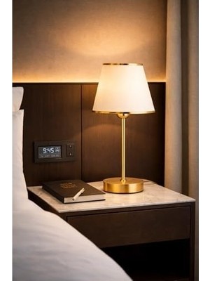 Mabelme Store Prime Masa Lambası, E27 Duy, Modern Şık Tasarım, 37 cm Yükseklik, LED Uyumlu, Dekoratif Gece Lambası, Yatak Odası ve Salon Için