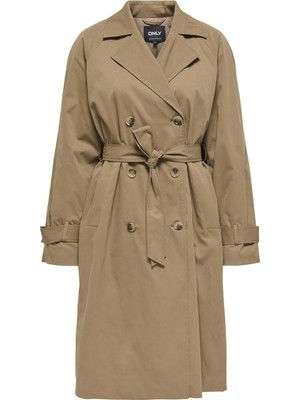 Happy Trend Onlorchid Life Quilt Long Trenchcoat Otw Onlorchid Life Yorgan Uzun Trençkot Otw Kadınlar