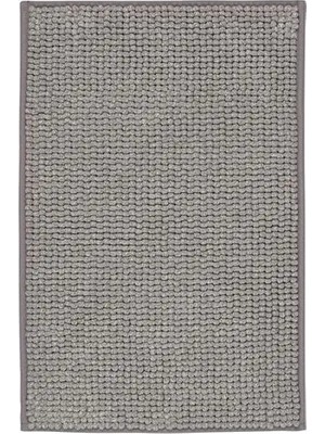 IKEA Toftbo Banyo Paspası , Gri-Beyaz, 40X60 cm