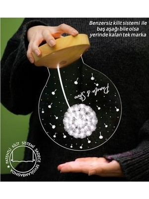 Mabelme Store Prime LED Gece Lambası, Kişiye Özel Tasarımlı - Isimli Sevgiliye, Eşe, Arkadaşa Hediye