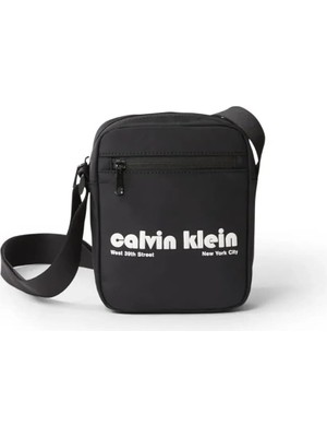 Kawin Cal Vin Klein Ckj Graphıc Ck Reporter Erkek Çanta, Siyah, Tek Beden