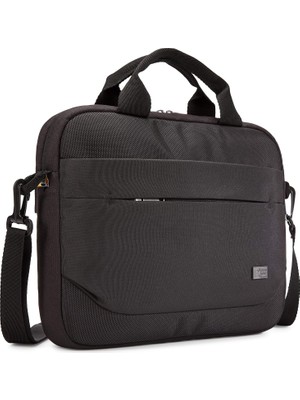 Kawin Case Logic Advantage Attaché 11,6 Inç Dizüstü Bilgisayar Çantası, Tablet ve Ön Bölmeli, Küçük Cihazlar Için, Siyah