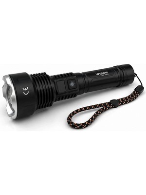 Royaleks WS-7878 30WATT 3000 Lümen Uzun Menzilli USB Type-C Şarjlı El Feneri