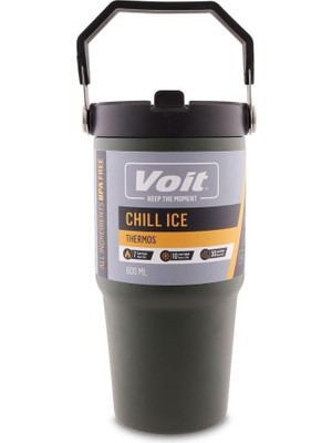 Mabelme Store Prime Chill Ice 600ML Suluk & Matara Yeşil Tek Ebat