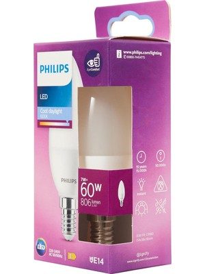 Str Store LED 60W B38 E14 Mum Tipi Beyaz Işık Dim Edilmez Ampul