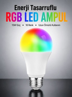 Royaleks Enerji Verimli Akıllı LED Ampul, Uzaktan Kontrol Özellikli
