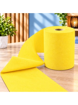 Kuzey Oyuncak 125 Metre Sarı Tela Kumaş Sarı Süsleme Kumaşı Sarı Elyaf Süsleme Tülü Sarı Yılbaşı Süsleme Tülü