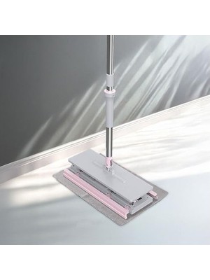 Mabelme Store One Click Mop Paleti 4xl Büyük Palet 32CM, 8 Adet Bez Hediyeli, Asansörlü Mekanizma Çok Pratik, Tembel El Değmeden Islak Havlu ve Bez Kullan At Otomat