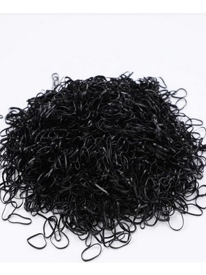 Mabelme Store Prime 1000 Adet Siyah Saç Örgü Lastiğitoka Seti Lastik Toka Seti, Lastik Toka Seti, Toka Organizer, Toka, Kız Çocuk Toka, Toka Organizer