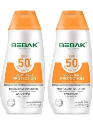 Mabelme Store Prime Bebak Nemlendirici Güneş Losyonu 50+ Spf 200 ml (2 Paketi)