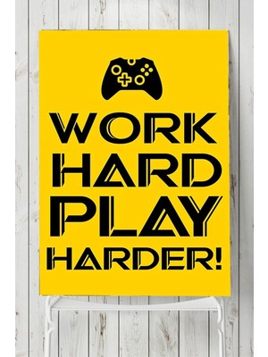 Mabelme Store (PSTER21514) Tasarım Gamer Oyun Poster 4 (40X60CM)